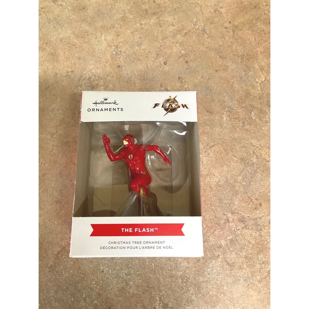 Hallmark Ornaments DC The Flash Christmas Tree Ornament Red Figure New